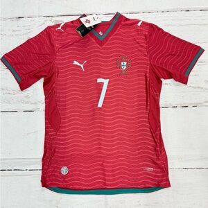 Ronaldo Portugal Jersey Home Red 26’ Players Version Soccer Collection (MEDIUM)